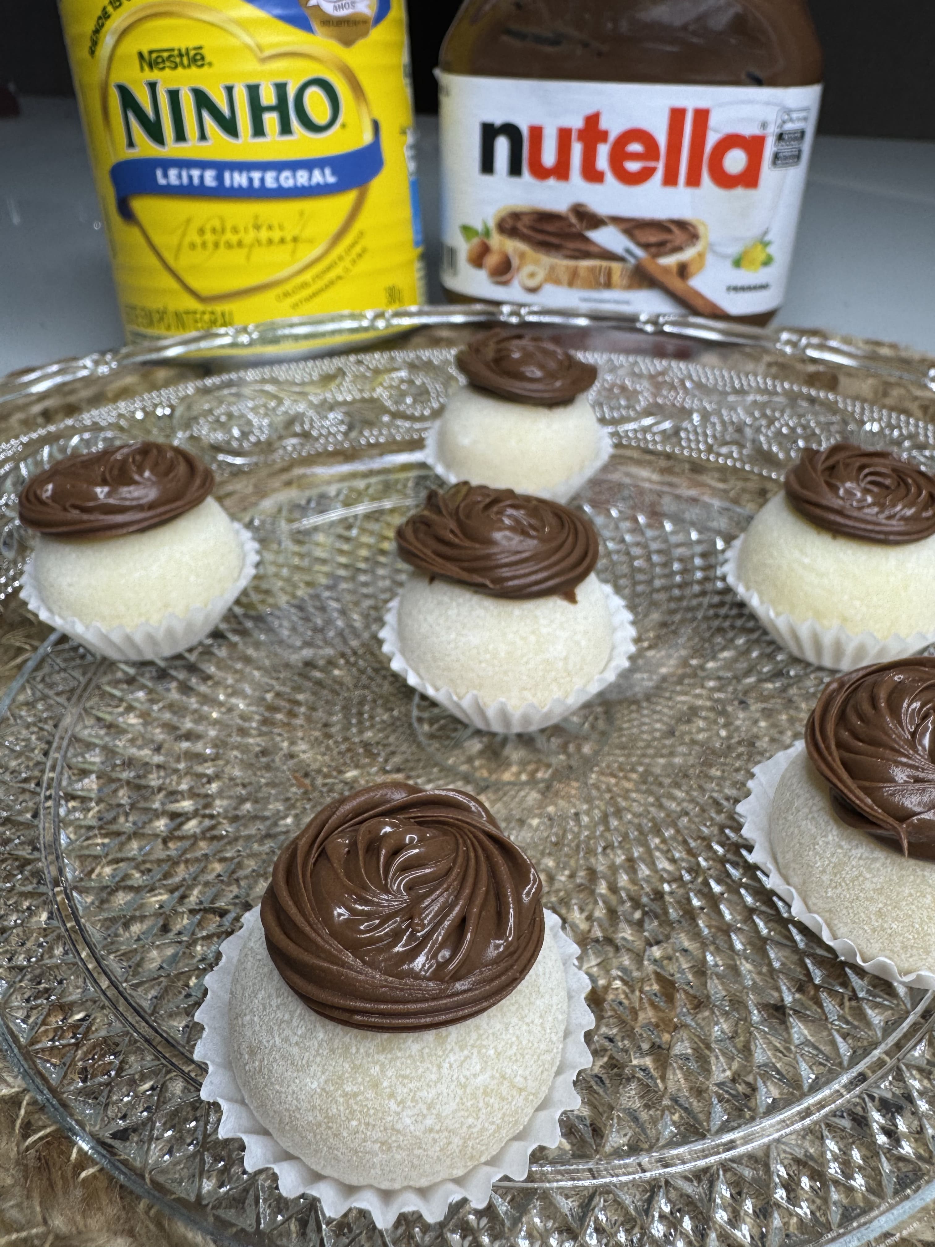 Brigadeiro de Ninho com Nutella